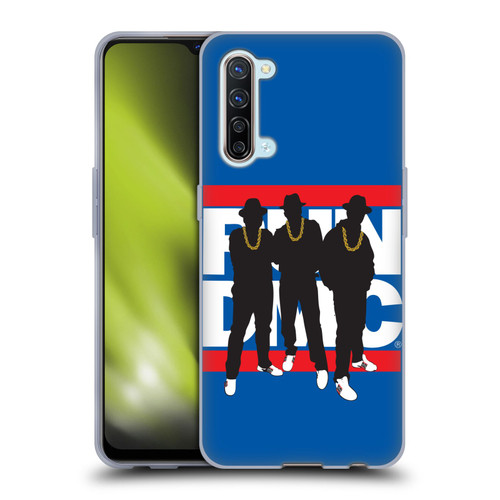 Run-D.M.C. Key Art Silhouette Soft Gel Case for OPPO Find X2 Lite 5G