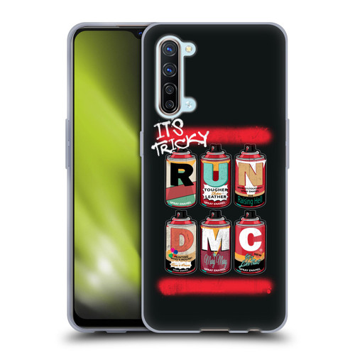 Run-D.M.C. Key Art Spray Cans Soft Gel Case for OPPO Find X2 Lite 5G
