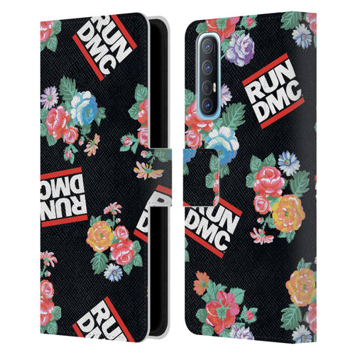 Run-D.M.C. Key Art Pattern Leather Book Wallet Case Cover For OPPO Find X2 Neo 5G