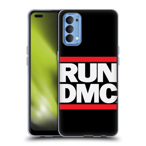 Run-D.M.C. Key Art Logo Soft Gel Case for OPPO Reno 4 5G