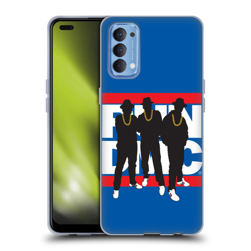 Run-D.M.C. Key Art Silhouette Soft Gel Case for OPPO Reno 4 5G