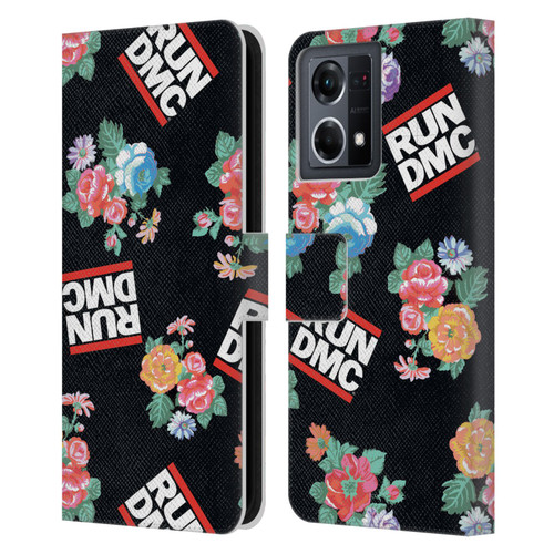 Run-D.M.C. Key Art Pattern Leather Book Wallet Case Cover For OPPO Reno8 4G