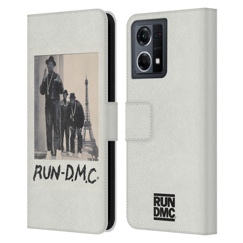 Run-D.M.C. Key Art Polaroid Leather Book Wallet Case Cover For OPPO Reno8 4G