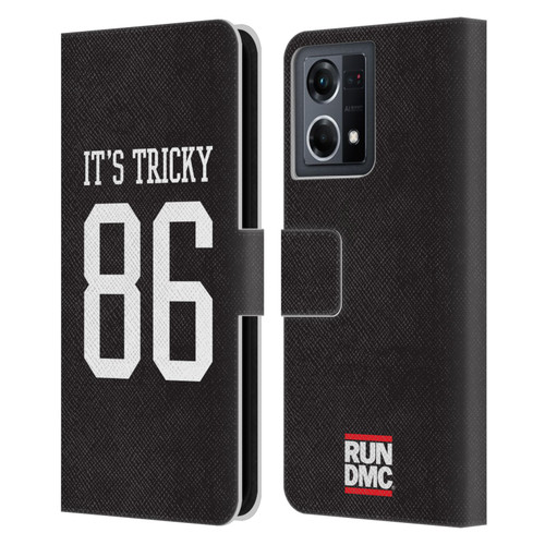 Run-D.M.C. Key Art It's Tricky Leather Book Wallet Case Cover For OPPO Reno8 4G