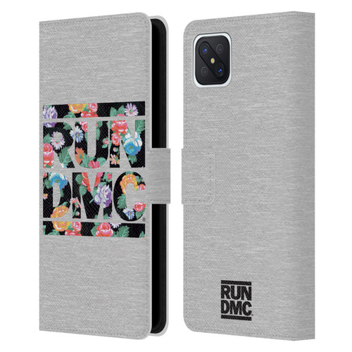 Run-D.M.C. Key Art Floral Leather Book Wallet Case Cover For OPPO Reno4 Z 5G