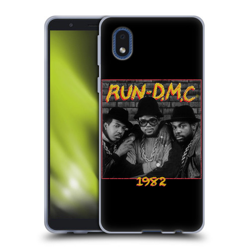 Run-D.M.C. Key Art Photo 1982 Soft Gel Case for Samsung Galaxy A01 Core (2020)