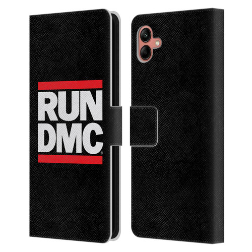 Run-D.M.C. Key Art Logo Leather Book Wallet Case Cover For Samsung Galaxy A04 (2022)