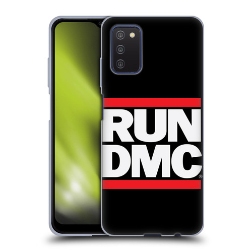 Run-D.M.C. Key Art Logo Soft Gel Case for Samsung Galaxy A03s (2021)