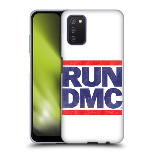 Run-D.M.C. Key Art Silhouette USA Soft Gel Case for Samsung Galaxy A03s (2021)