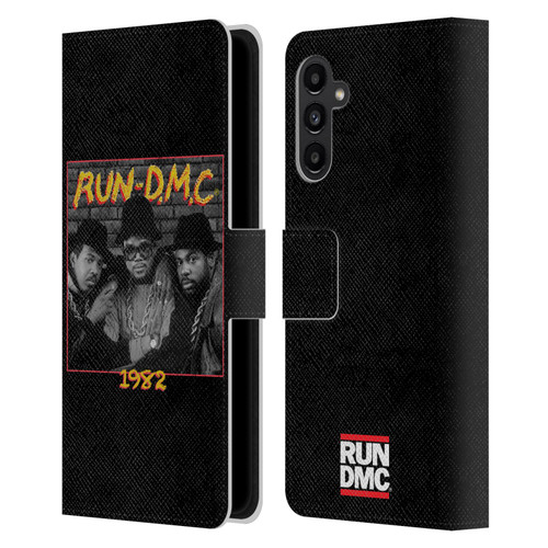 Run-D.M.C. Key Art Photo 1982 Leather Book Wallet Case Cover For Samsung Galaxy A13 5G (2021)