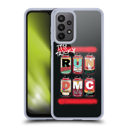 Run-D.M.C. Key Art Spray Cans Soft Gel Case for Samsung Galaxy A23 / 5G (2022)