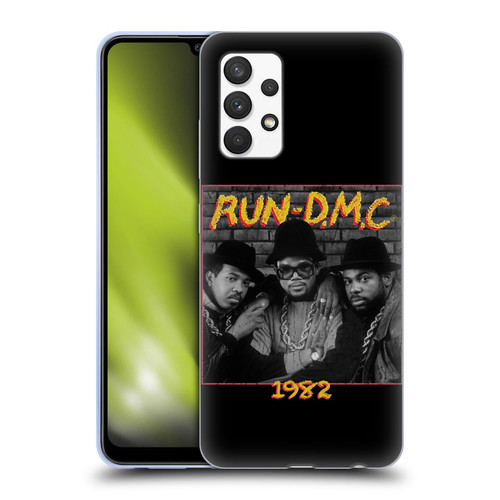 Run-D.M.C. Key Art Photo 1982 Soft Gel Case for Samsung Galaxy A32 (2021)