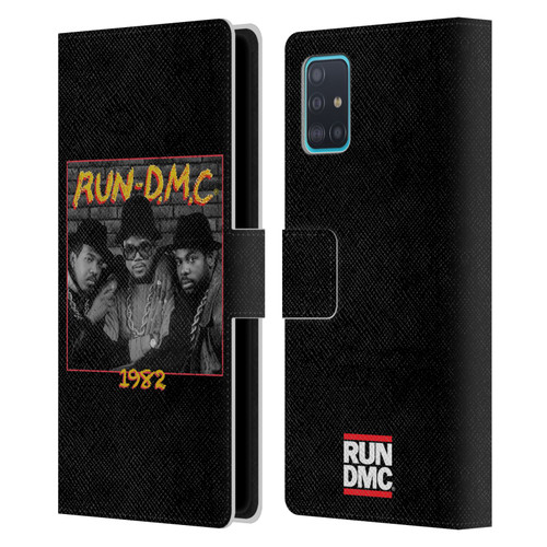 Run-D.M.C. Key Art Photo 1982 Leather Book Wallet Case Cover For Samsung Galaxy A51 (2019)