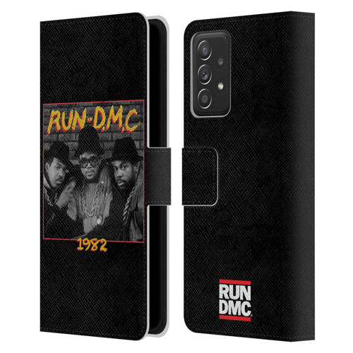 Run-D.M.C. Key Art Photo 1982 Leather Book Wallet Case Cover For Samsung Galaxy A52 / A52s / 5G (2021)