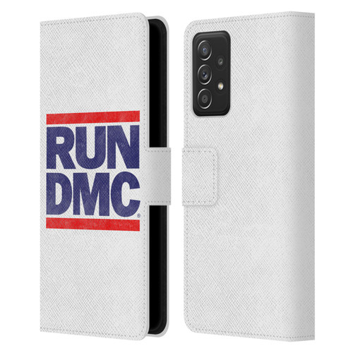 Run-D.M.C. Key Art Silhouette USA Leather Book Wallet Case Cover For Samsung Galaxy A53 5G (2022)