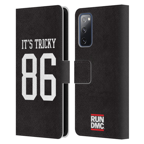 Run-D.M.C. Key Art It's Tricky Leather Book Wallet Case Cover For Samsung Galaxy S20 FE / 5G