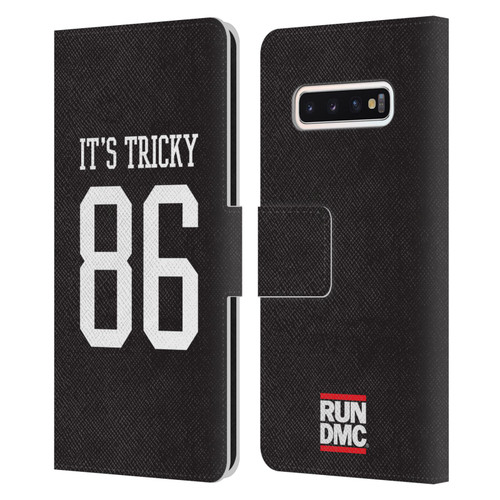 Run-D.M.C. Key Art It's Tricky Leather Book Wallet Case Cover For Samsung Galaxy S10