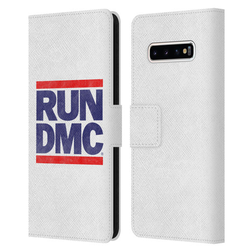 Run-D.M.C. Key Art Silhouette USA Leather Book Wallet Case Cover For Samsung Galaxy S10+ / S10 Plus