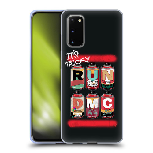 Run-D.M.C. Key Art Spray Cans Soft Gel Case for Samsung Galaxy S20 / S20 5G