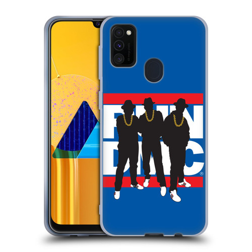 Run-D.M.C. Key Art Silhouette Soft Gel Case for Samsung Galaxy M30s (2019)/M21 (2020)