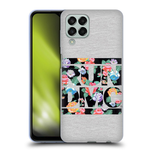 Run-D.M.C. Key Art Floral Soft Gel Case for Samsung Galaxy M33 (2022)
