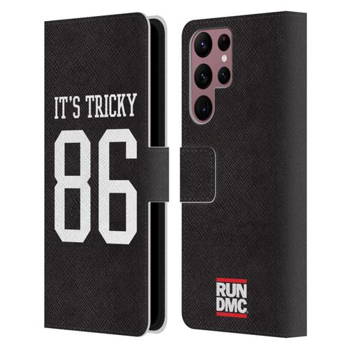 Run-D.M.C. Key Art It's Tricky Leather Book Wallet Case Cover For Samsung Galaxy S22 Ultra 5G