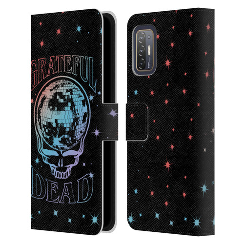 Grateful Dead Trends Skull Logo Leather Book Wallet Case Cover For HTC Desire 21 Pro 5G