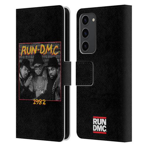 Run-D.M.C. Key Art Photo 1982 Leather Book Wallet Case Cover For Samsung Galaxy S23+ 5G