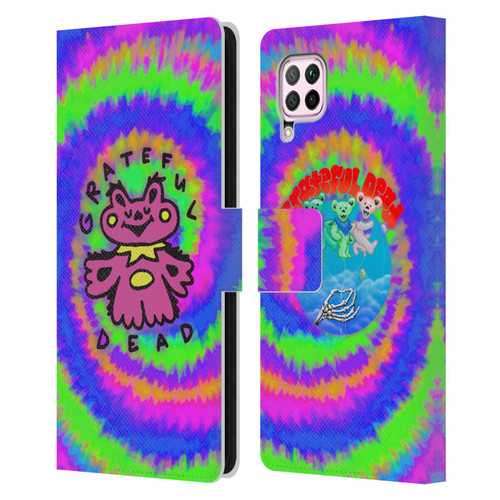 Grateful Dead Trends Dancing Bear Colorful Leather Book Wallet Case Cover For Huawei Nova 6 SE / P40 Lite