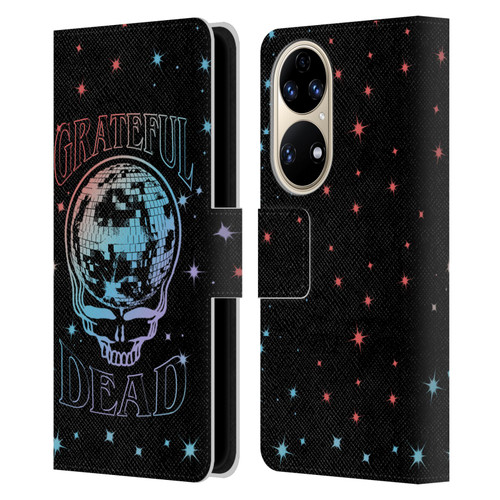 Grateful Dead Trends Skull Logo Leather Book Wallet Case Cover For Huawei P50