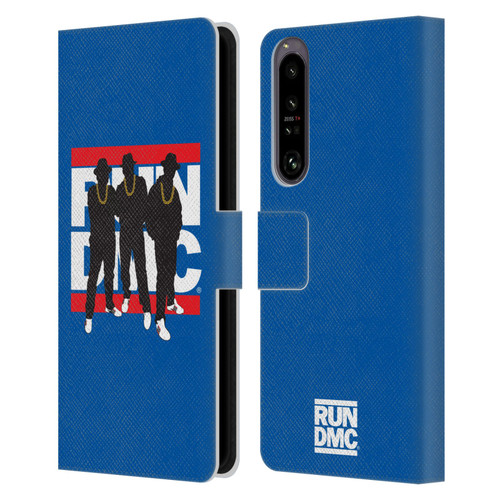 Run-D.M.C. Key Art Silhouette Leather Book Wallet Case Cover For Sony Xperia 1 IV