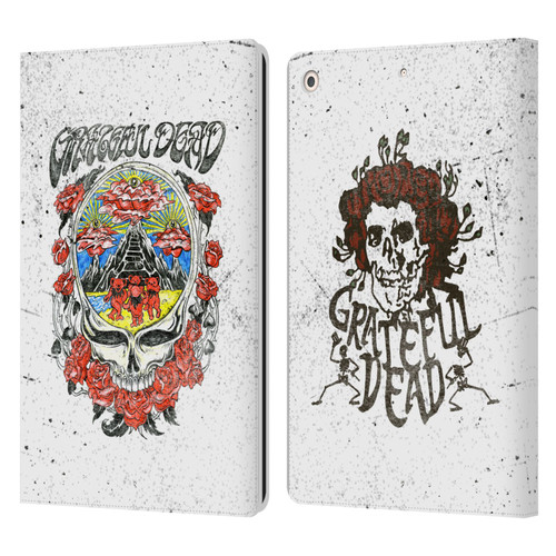 Grateful Dead Trends Rose Leather Book Wallet Case Cover For Apple iPad 10.2 2019/2020/2021