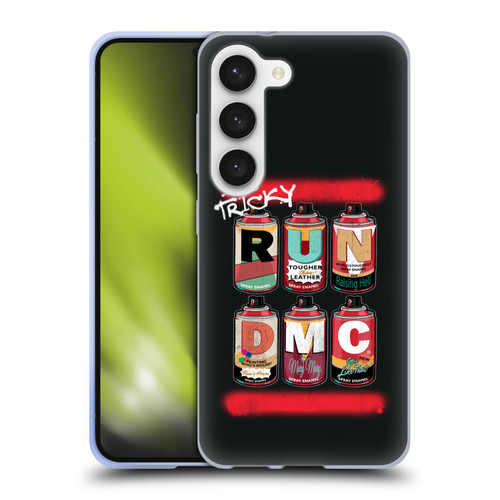 Run-D.M.C. Key Art Spray Cans Soft Gel Case for Samsung Galaxy S23 5G