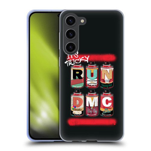 Run-D.M.C. Key Art Spray Cans Soft Gel Case for Samsung Galaxy S23+ 5G