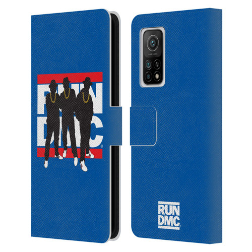 Run-D.M.C. Key Art Silhouette Leather Book Wallet Case Cover For Xiaomi Mi 10T 5G