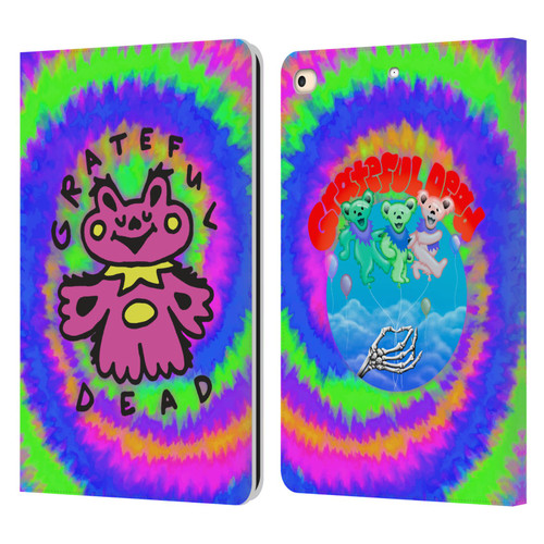 Grateful Dead Trends Dancing Bear Colorful Leather Book Wallet Case Cover For Apple iPad 9.7 2017 / iPad 9.7 2018