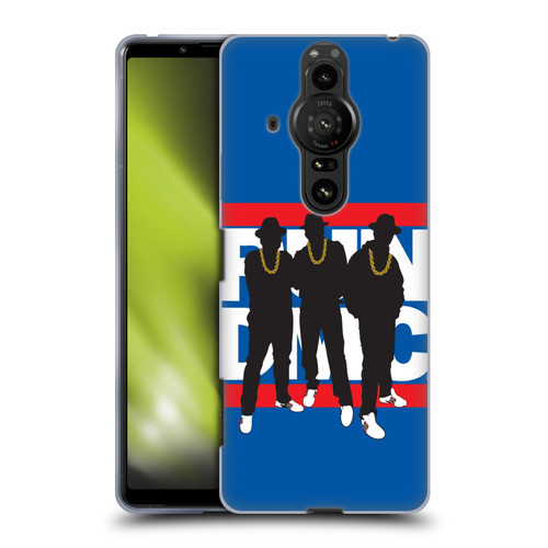 Run-D.M.C. Key Art Silhouette Soft Gel Case for Sony Xperia Pro-I