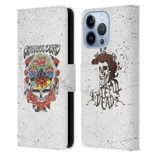 Grateful Dead Trends Rose Leather Book Wallet Case Cover For Apple iPhone 13 Pro
