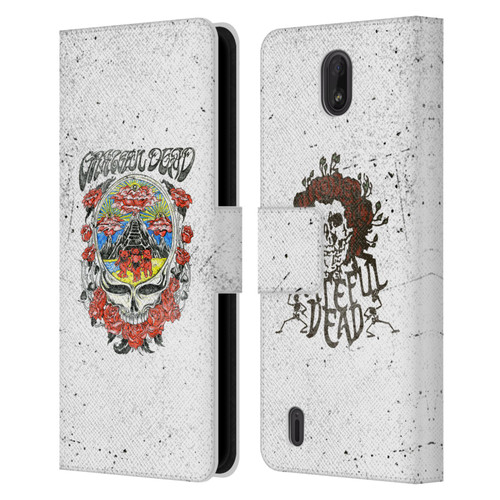 Grateful Dead Trends Rose Leather Book Wallet Case Cover For Nokia C01 Plus/C1 2nd Edition