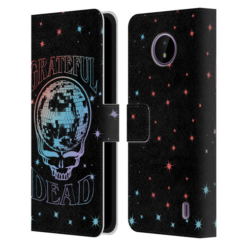 Grateful Dead Trends Skull Logo Leather Book Wallet Case Cover For Nokia C10 / C20