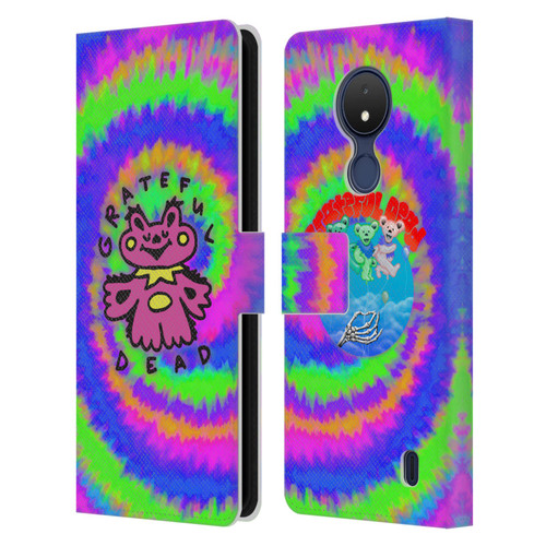 Grateful Dead Trends Dancing Bear Colorful Leather Book Wallet Case Cover For Nokia C21