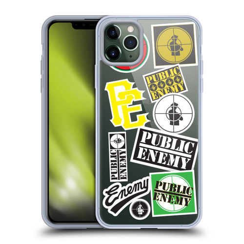 Public Enemy Graphics Collage Soft Gel Case for Apple iPhone 11 Pro Max