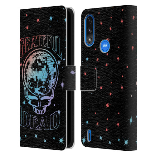 Grateful Dead Trends Skull Logo Leather Book Wallet Case Cover For Motorola Moto E7 Power / Moto E7i Power