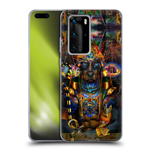 Jumbie Art Gods and Goddesses Anubis Soft Gel Case for Huawei P40 Pro / P40 Pro Plus 5G