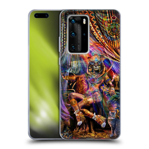 Jumbie Art Gods and Goddesses Bastet Soft Gel Case for Huawei P40 Pro / P40 Pro Plus 5G
