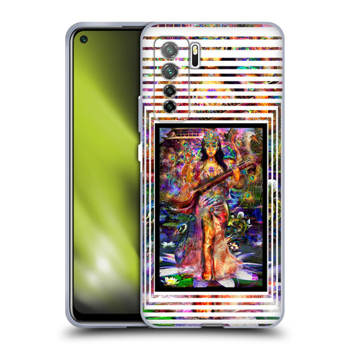 Jumbie Art Gods and Goddesses Saraswatti Soft Gel Case for Huawei Nova 7 SE/P40 Lite 5G