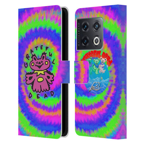 Grateful Dead Trends Dancing Bear Colorful Leather Book Wallet Case Cover For OnePlus 10 Pro
