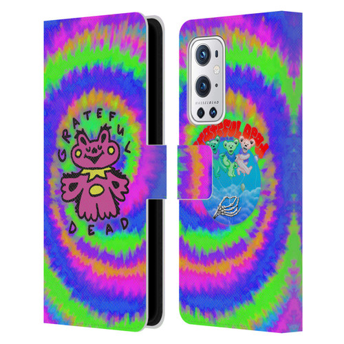 Grateful Dead Trends Dancing Bear Colorful Leather Book Wallet Case Cover For OnePlus 9 Pro