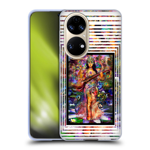 Jumbie Art Gods and Goddesses Saraswatti Soft Gel Case for Huawei P50