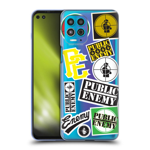 Public Enemy Graphics Collage Soft Gel Case for Motorola Moto G100